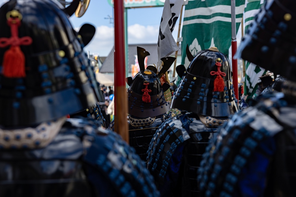 Fight For Faith: U.S. service members and Japanese citizens participate in Kuragake Castle Festival