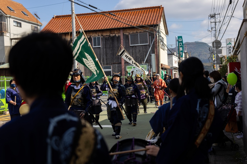 Fight For Faith: U.S. service members and Japanese citizens participate in Kuragake Castle Festival