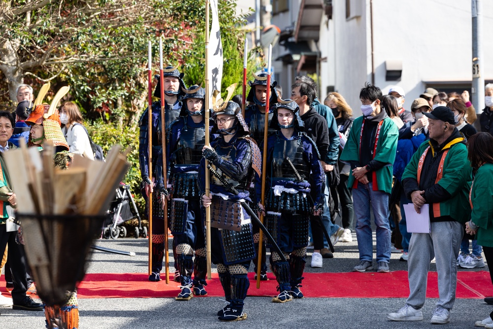 Fight For Faith: U.S. service members and Japanese citizens participate in Kuragake Castle Festival