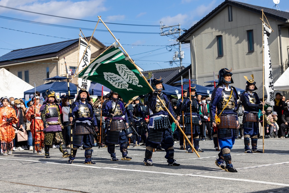 Fight For Faith: U.S. service members and Japanese citizens participate in Kuragake Castle Festival