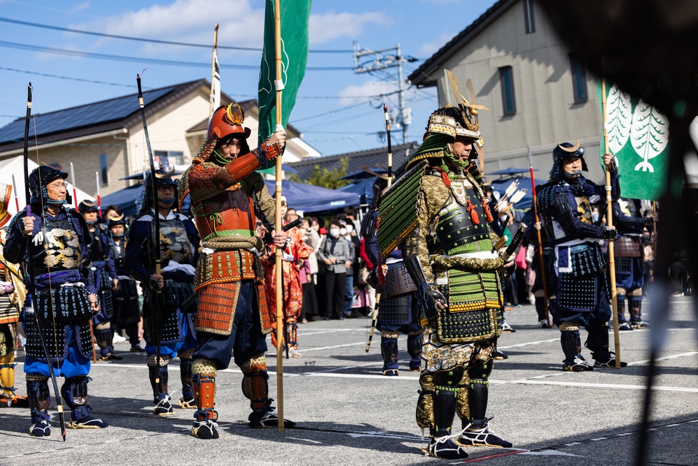 Fight For Faith: U.S. service members and Japanese citizens participate in Kuragake Castle Festival