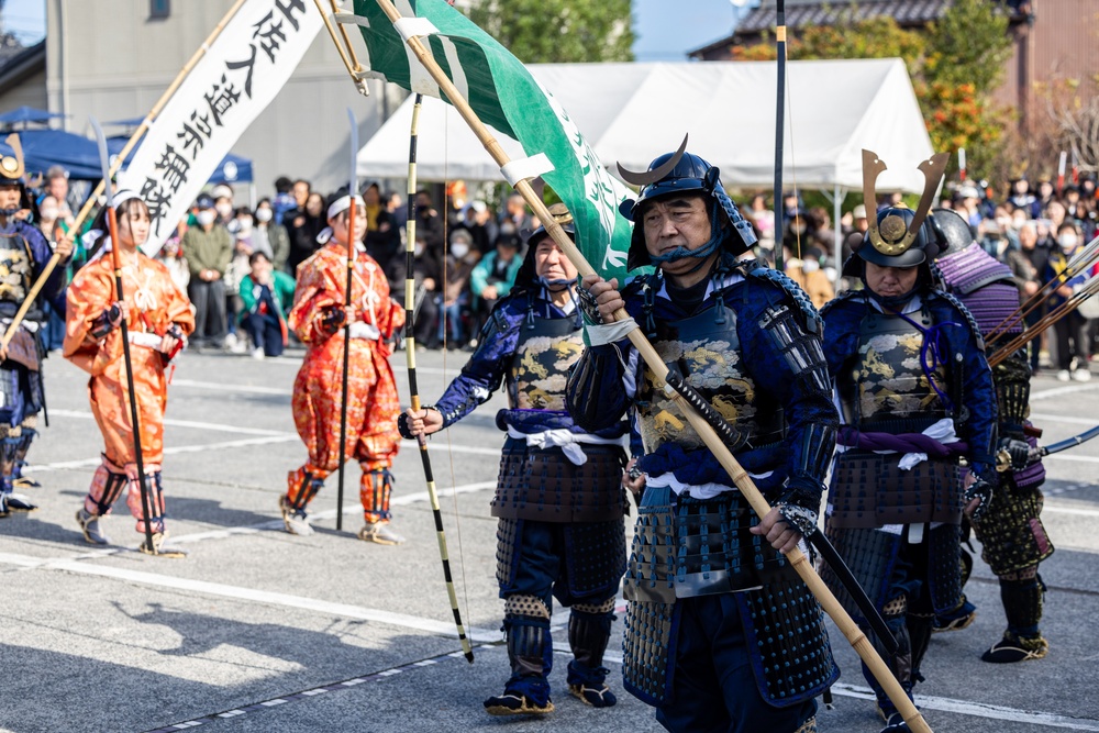 Fight For Faith: U.S. service members and Japanese citizens participate in Kuragake Castle Festival