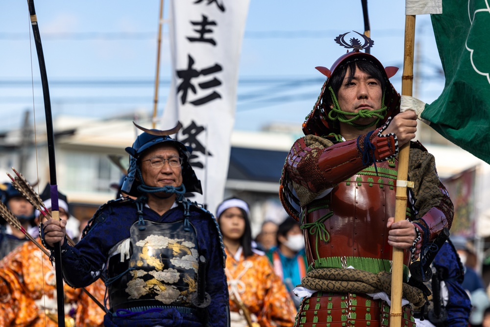 Fight For Faith: U.S. service members and Japanese citizens participate in Kuragake Castle Festival