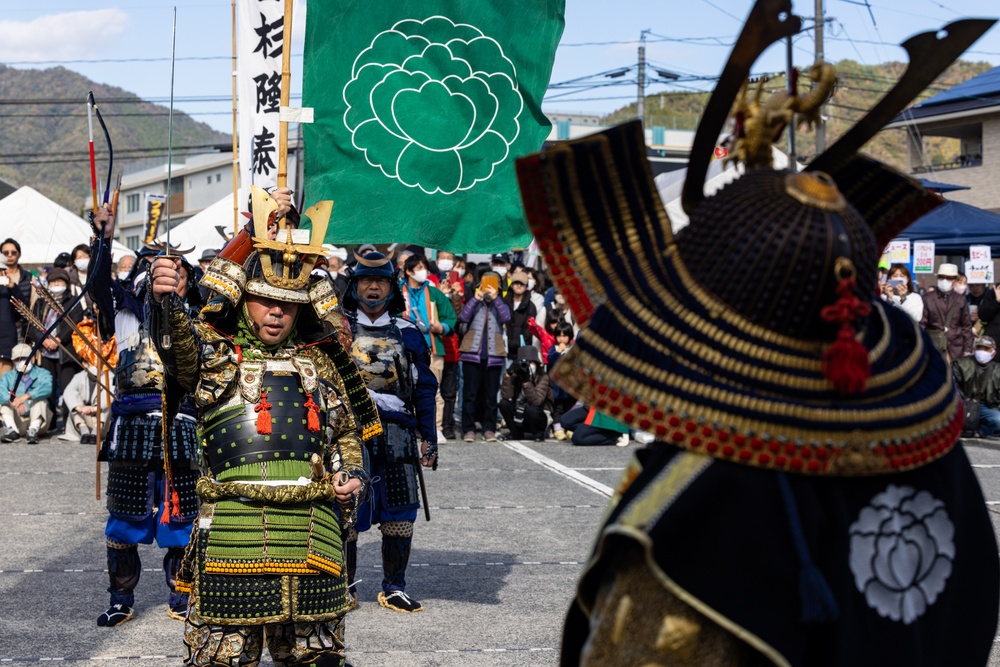 Fight For Faith: U.S. service members and Japanese citizens participate in Kuragake Castle Festival