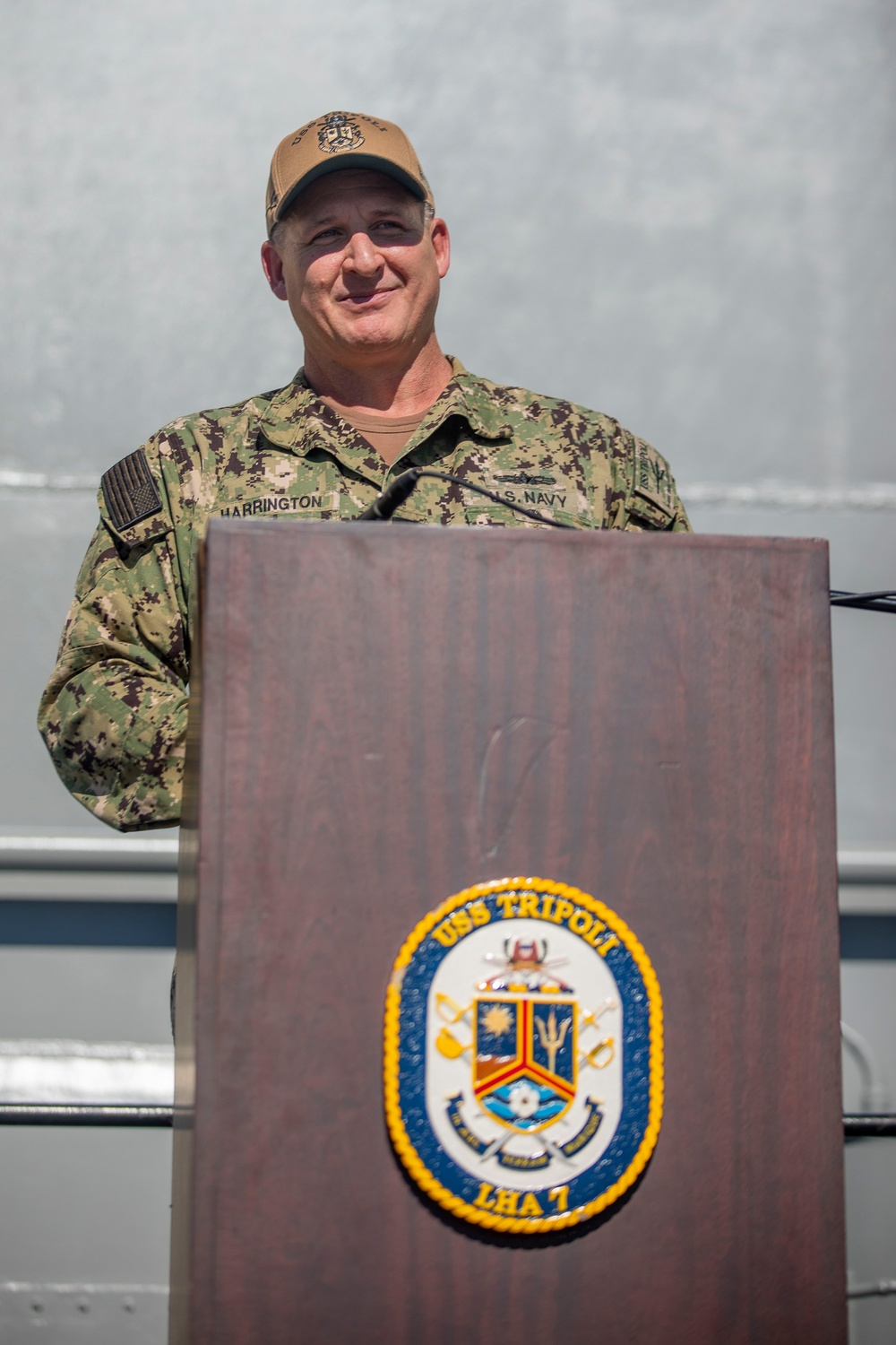 Commanding Officer of the USS Tripoli