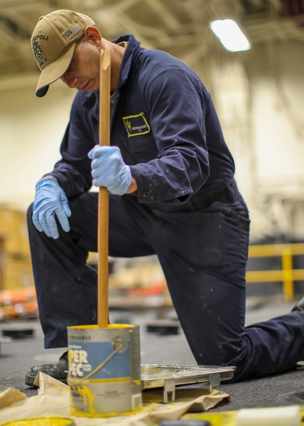 USS Tripoli Ship Maintenance