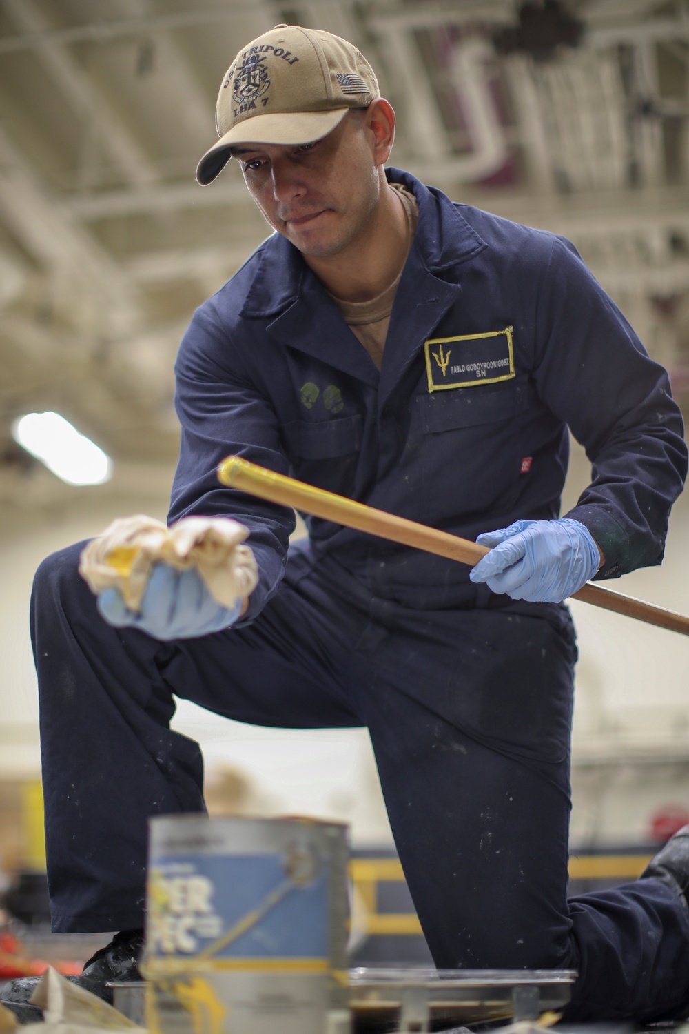 USS Tripoli Ship Maintenance