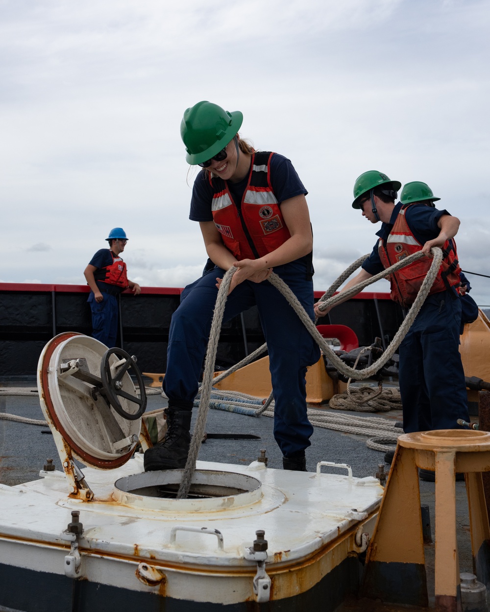 Coast Guard Cutter Polar Star (WAGB-10) departs Joint Base Pearl-Harbor Hickam