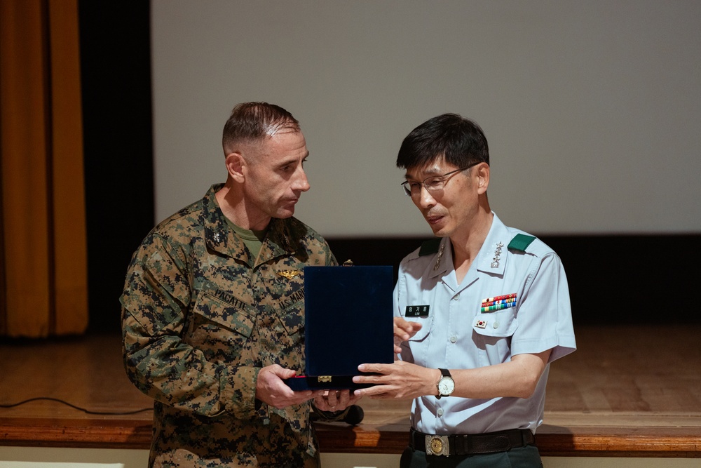 Korean National Defense University visits MCAS Futenma