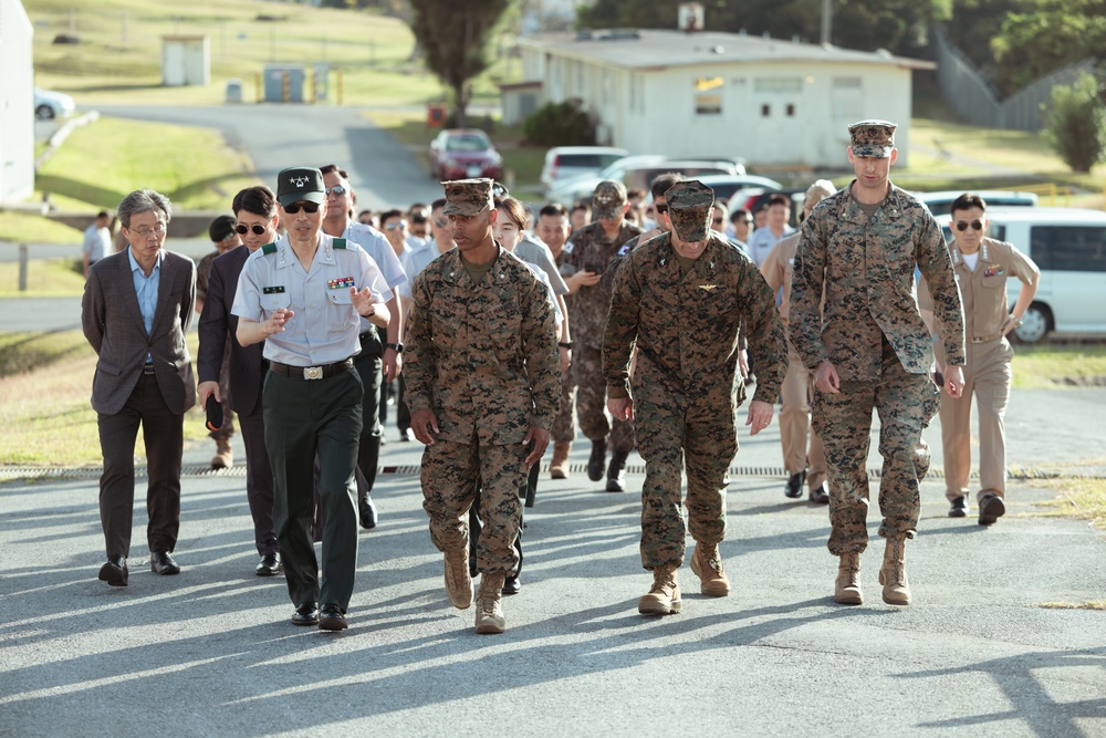 Korean National Defense University visits MCAS Futenma