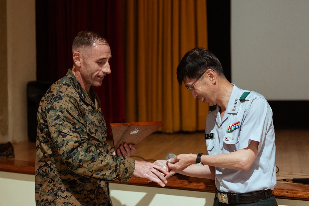 Korean National Defense University visits MCAS Futenma