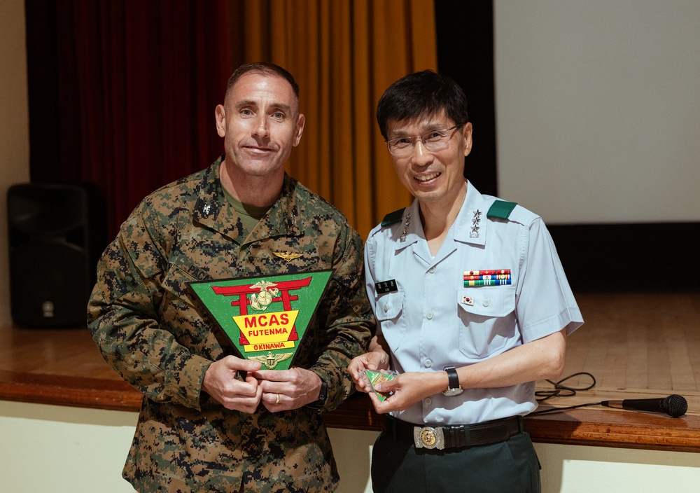 Korean National Defense University visits MCAS Futenma