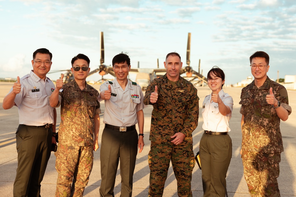 Korean National Defense University visits MCAS Futenma