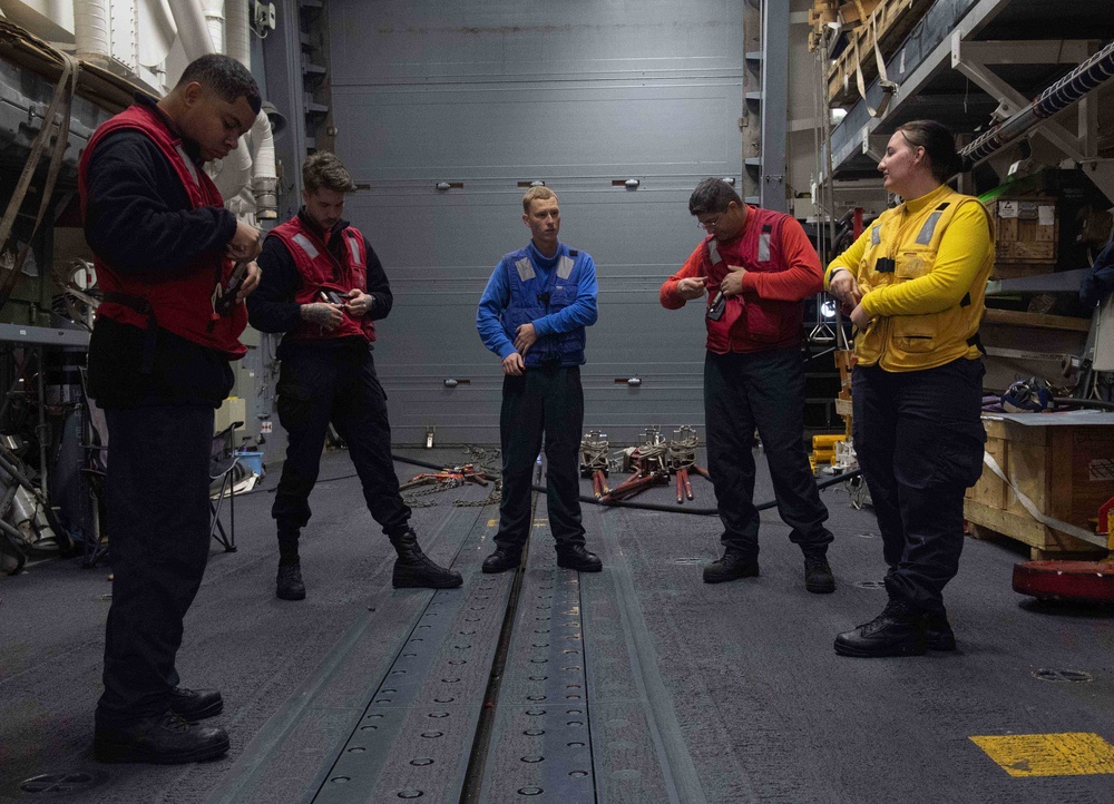 Life Preserver Testing on the Daniel Inouye