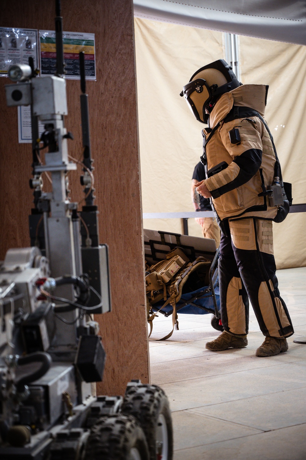 EOD suspicious package exercise