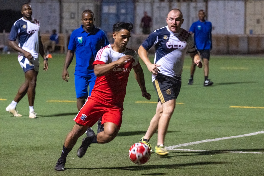 U.S. and Djiboutian Partners Participate in Turkey Bowl