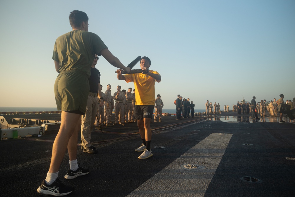 USS Bataan Conducts Non-Lethal Weapons Training