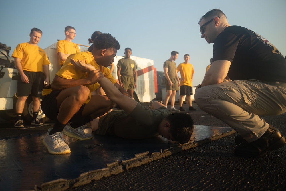 USS Bataan Conducts Non-Lethal Weapons Training