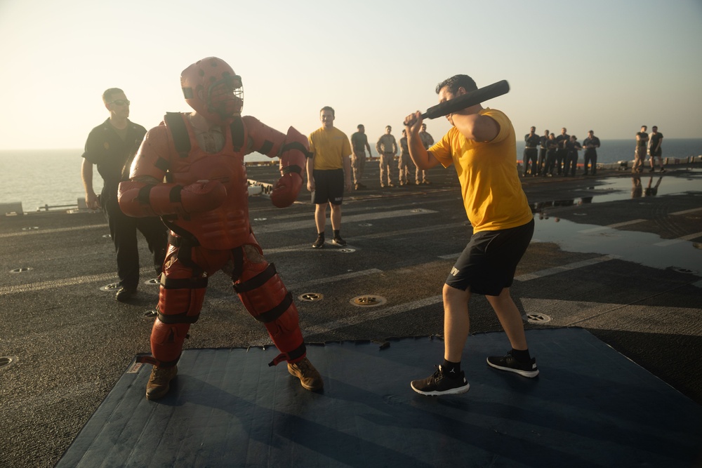 USS Bataan Conducts Non-Lethal Weapons Training