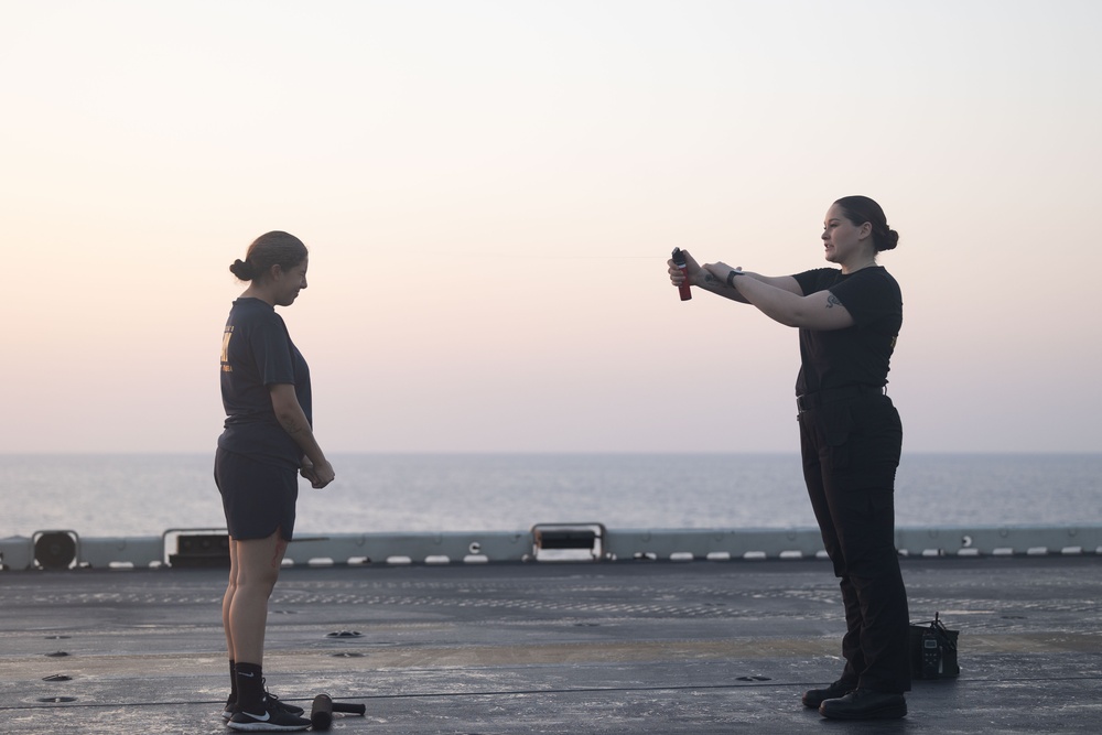 USS Bataan Conducts Non-Lethal Weapons Training