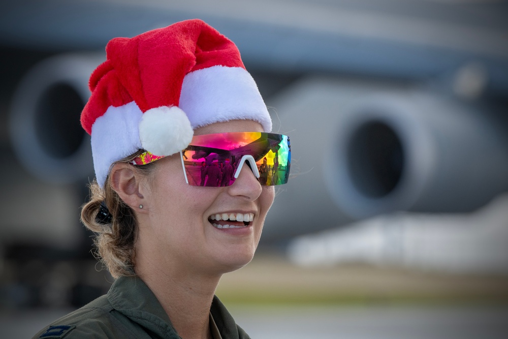 A Republic of Korea Air Force C-130H Hercules arrives at Andersen AFB