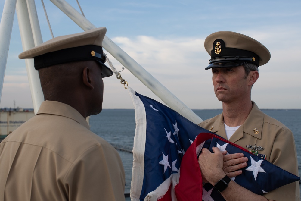 George Washington Chiefs perform Morning Colors