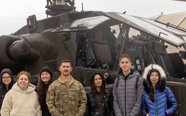 Aviators host Romania high school students