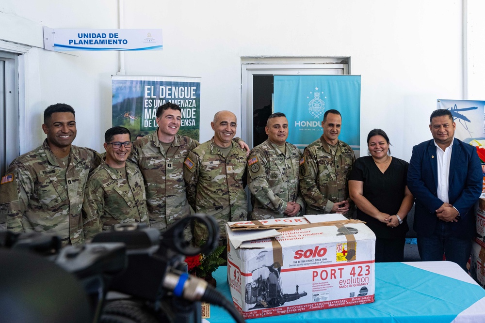 JTF-Bravo donates Mosquito Fumigators to Honduran Ministry of Health