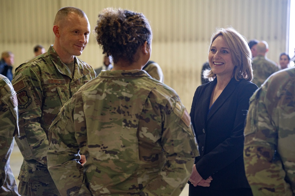 DSD Kathleen Hicks visits the Liberty Wing