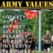 597th Transportation Brigade reenacts retro Army Values poster series