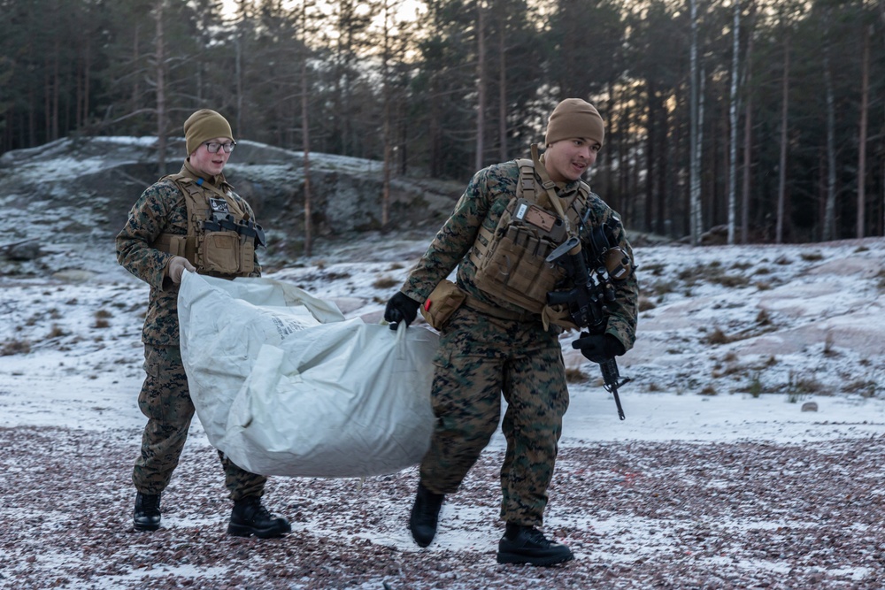 Shock Trauma Platoon inserts for exercise Freezing Winds 23