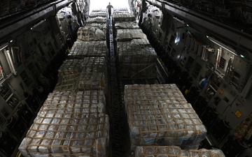 USTRANSCOM delivered 54,000 pounds of aid to Gaza