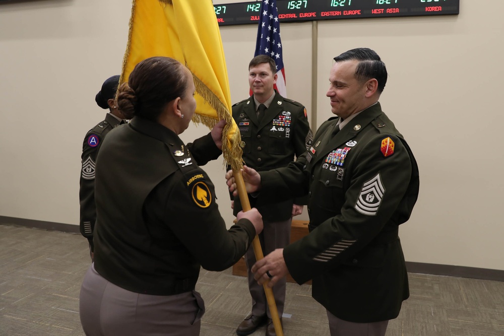 The 48th Chemical Brigade holds a Change of Responsibility Ceremony