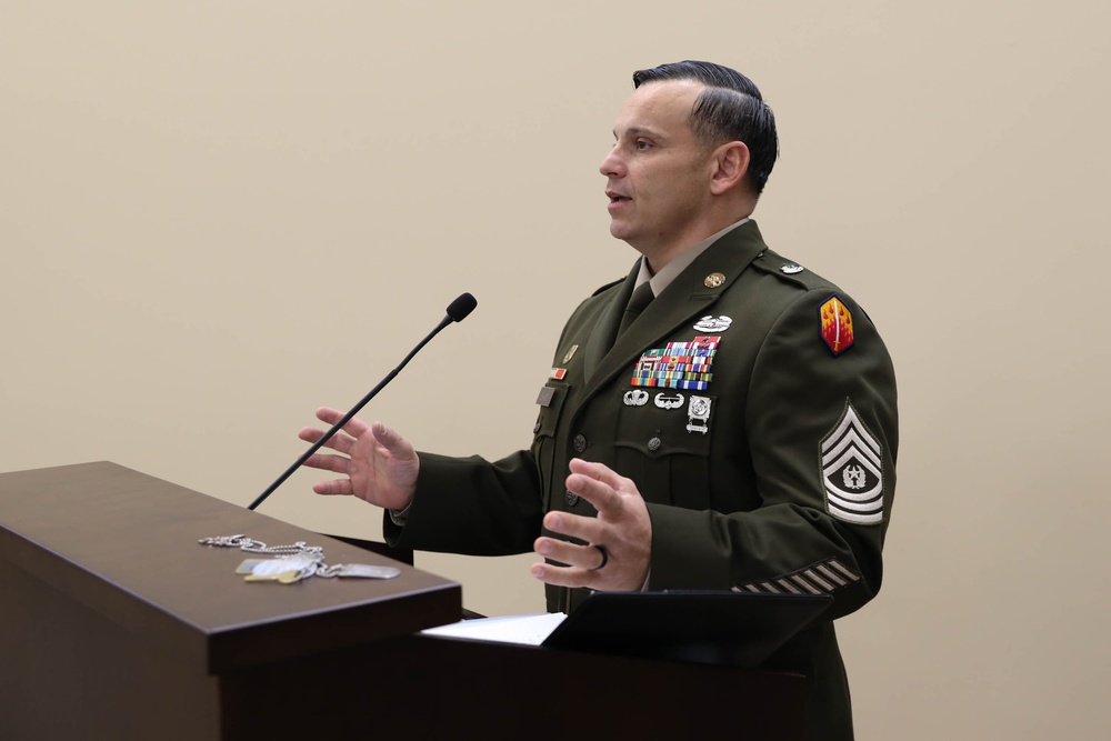 The 48th Chemical Brigade holds a Change of Responsibility Ceremony