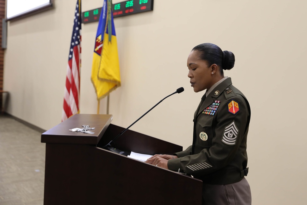 The 48th Chemical Brigade holds a Change of Responsibility Ceremony