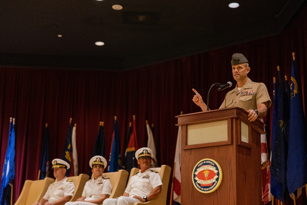 1st Dental Battalion Change of Command