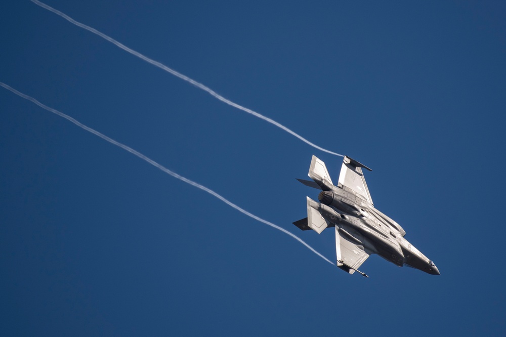 F-35A Lightning II takes off from Hill Air Force Base