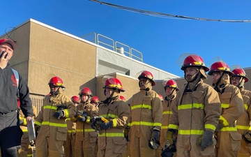 Firefighting at Farrier Firefighting School