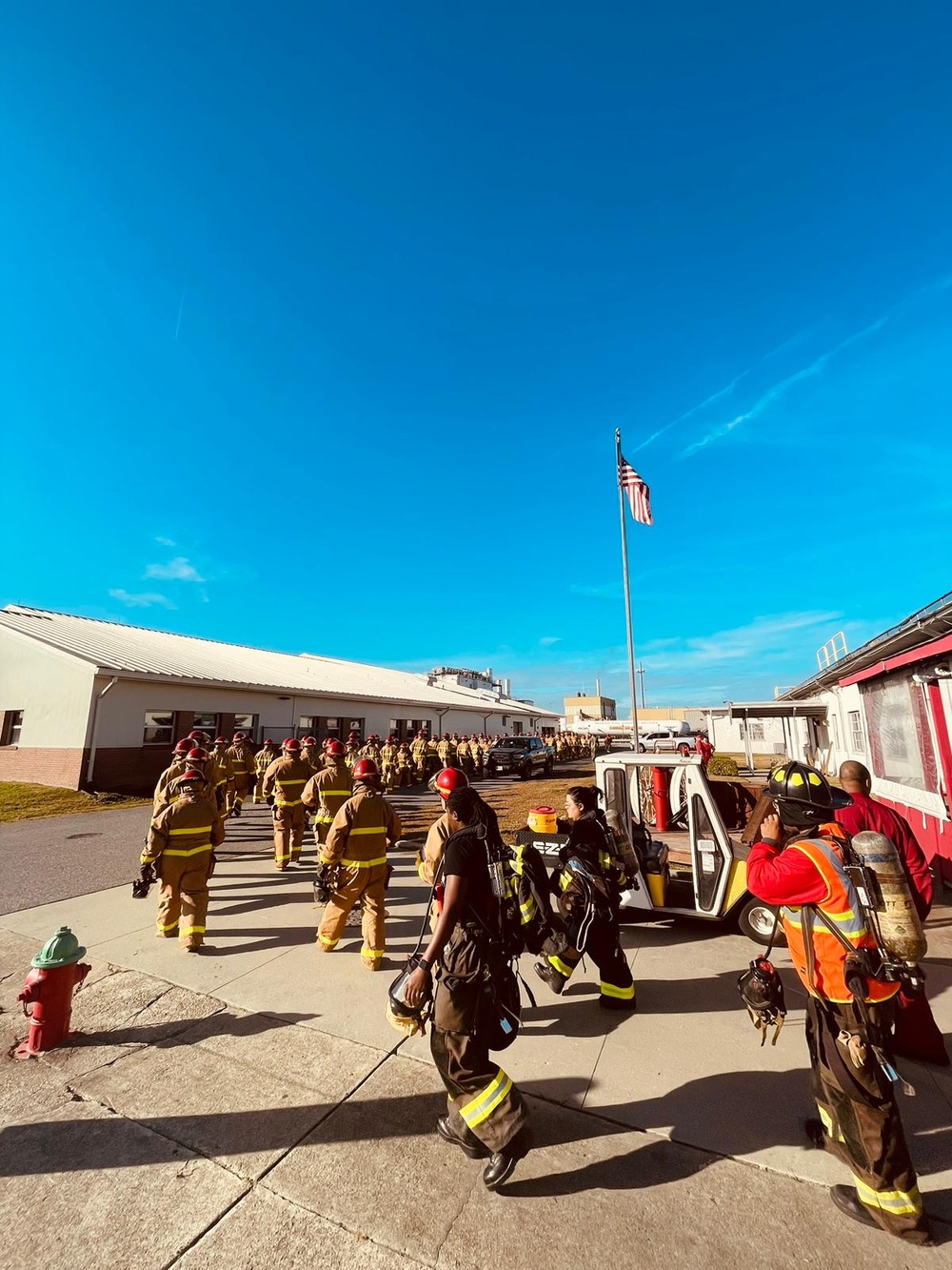 Firefighting at Farrier Firefighting School