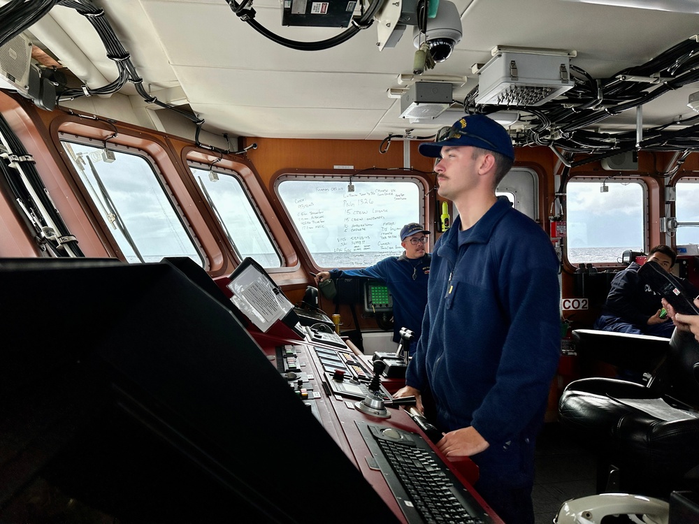 USCGC Myrtle Hazard crew on patrol off Papua New Guinea