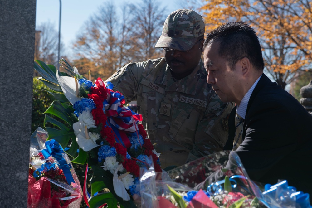 Yokota leaders, JWA members gather to mark the 60th anniversary of President JFK's death