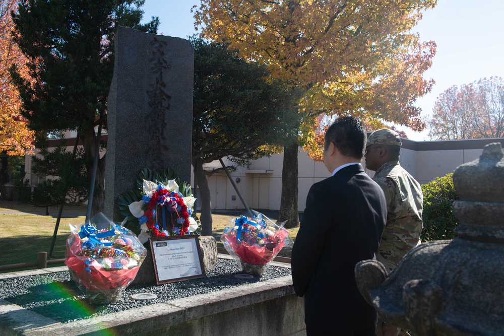 Yokota leaders, JWA members gather to mark the 60th anniversary of President JFK's death