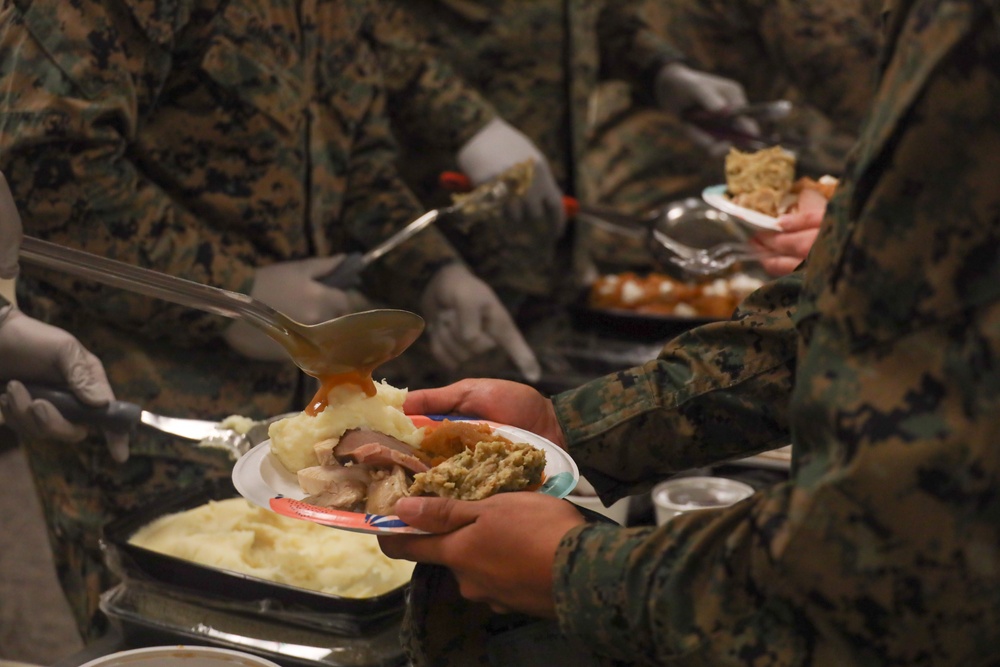 Combat Logistics Regiment 37 Thanksgiving Lunch