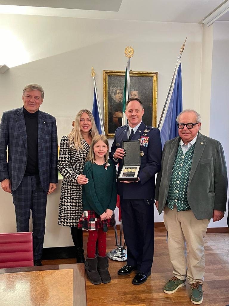 31st FW presented excellence plaque