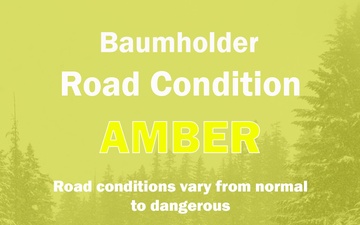 Baumholder Road Condition - Amber