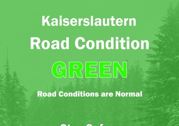 Kaiserslautern Road Condition - Green