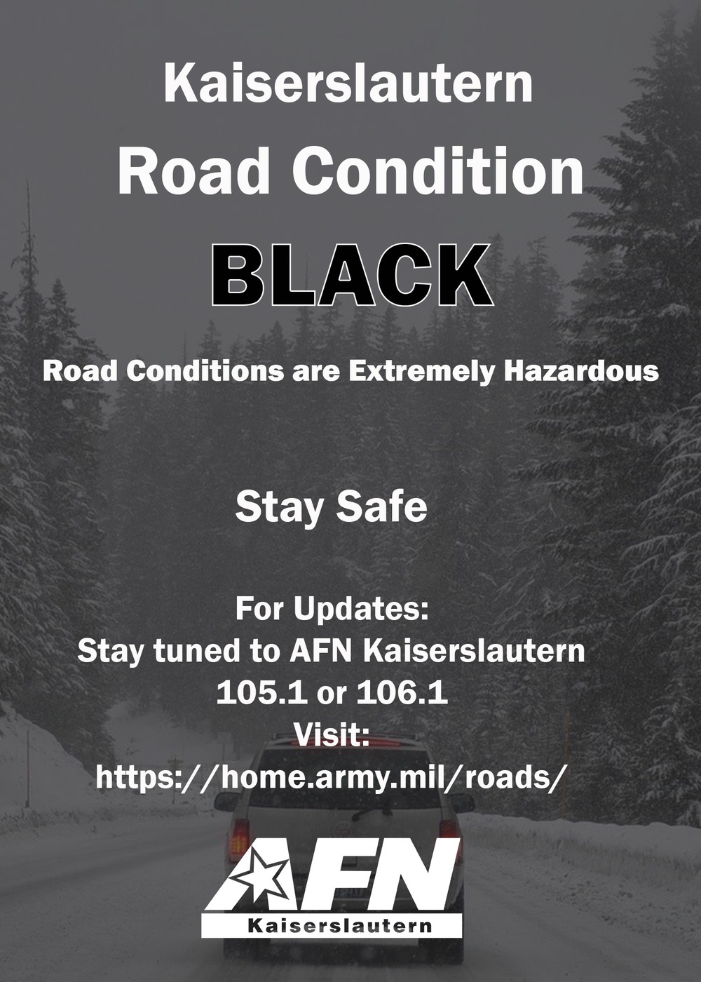 Kaiserslautern Road Condition - Black