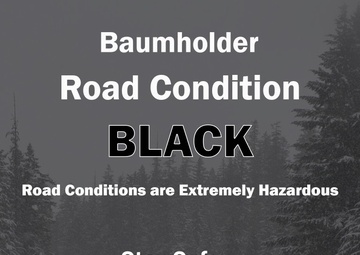 Baumholder Road Conditions - Black