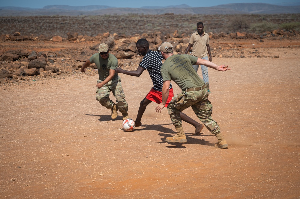 DVIDS - Images - CA Chebelley Village Clean Up and Soccer [Image 2 of 5]