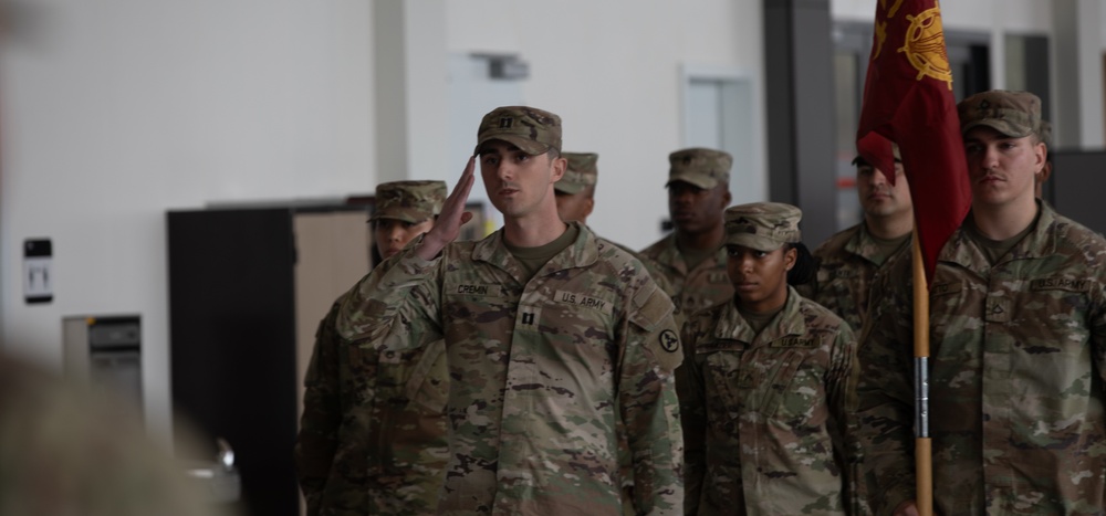 329 Movement Control Team's Change of Command